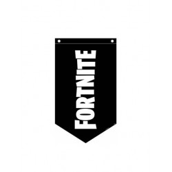 Bandera Fornite para cumpleanos 30 x 52 cm