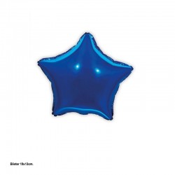 Globo estrella azul marino foil de 45 cm