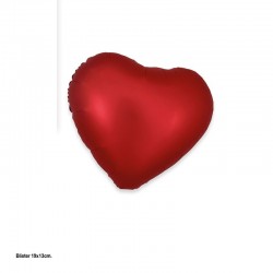 Globo corazon rojo 45 cm foil