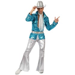 Disfraz disco dancer anos 70 para hombre talla XL