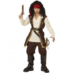 Disfraz pirata de lujo para niño tallas