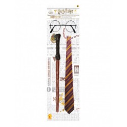 Kit Harry Potter gafas varita corbata