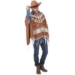 Poncho y sombrero vaquero clint eastwood el bueno